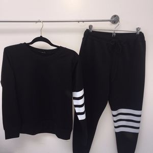 Sweat Jogger and Crew Neck Set